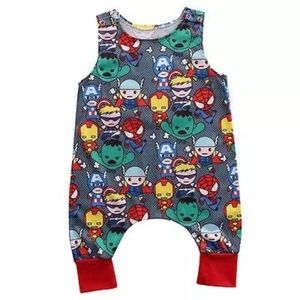 Baby Big Head Superheros romper outfit